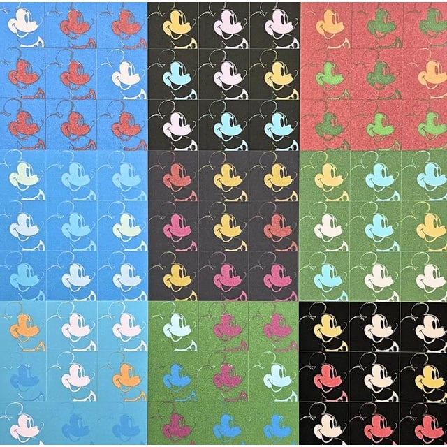After Andy Warhol, Mickey Mouse Collage, 1980s, Lithograph For Sale - Image 4 of 7
