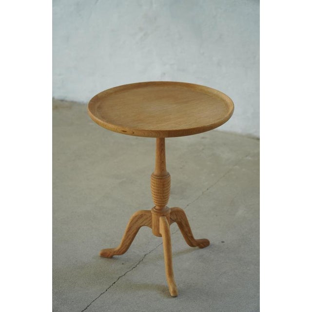 Wood Mid-Modern Danish Side Table by Anton Kildeberg, 1950s For Sale - Image 7 of 10