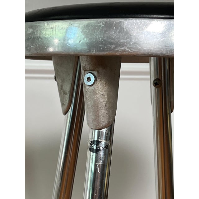 Industrial Aluminum Bar Stools by Joan Casas I Ortinez for Indecasa, Spain, 1980s For Sale - Image 13 of 13