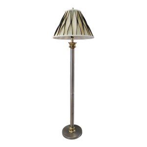 Alsy Chrome and Brass Floor Lamp
