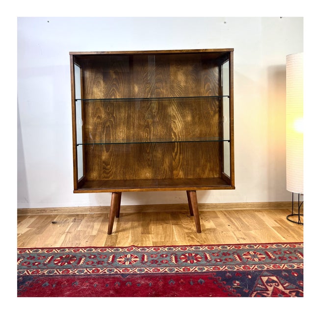 Bookcase with Glass Sides, Czechoslovakia, 1973 For Sale - Image 11 of 12
