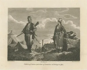 Cooke, Natives of Caria, Province of Anatolia in Turkey in Asia, 1801, Print