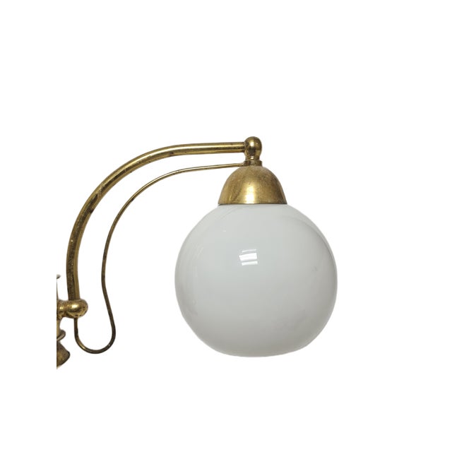 Vintage Art Nouveau Pendant Light, Poland, 1970s For Sale - Image 4 of 12