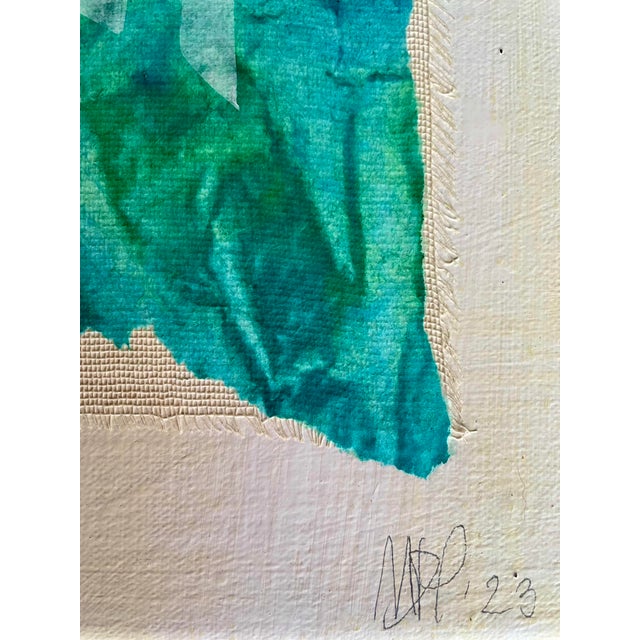 Textile Maria Donata Papadia, Crown-of-Thorns, Mixed Media Paper Collage For Sale - Image 7 of 10