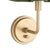 Contemporary Regina Andrew Polly Sconce Single, Natural Brass with Olive Scalloped Shade For Sale - Image 3 of 5