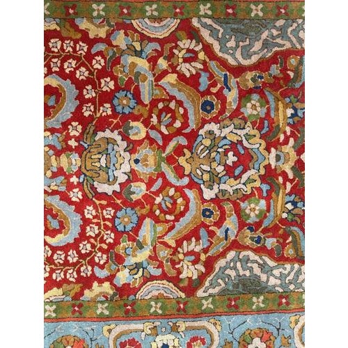 Textile Mid-Century French Janus Lys Points Rug, 1930s For Sale - Image 7 of 18