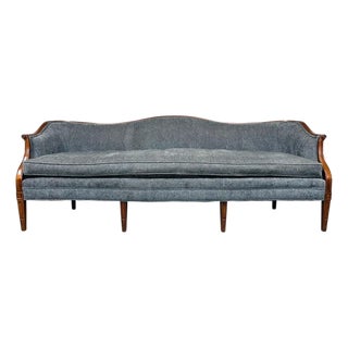 Chippendale-Inspired Serpentine Camelback Sofa by Hickory Chair For Sale