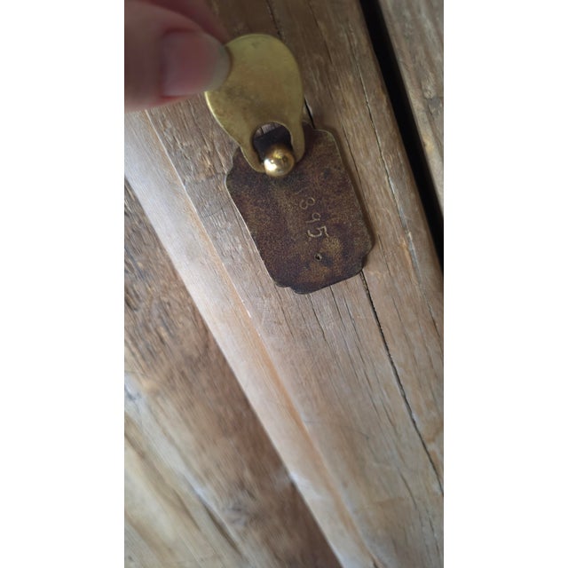 Antique Rustic European Distressed Wood Cabinet For Sale - Image 11 of 13