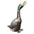 Vintage French Hand Painted Cast Brass Duck Sculpture, 1960s For Sale - Image 9 of 9