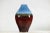 Art Deco Large Glazed Ceramic Vase with Blue, Green, and Brown Tones For Sale - Image 3 of 12