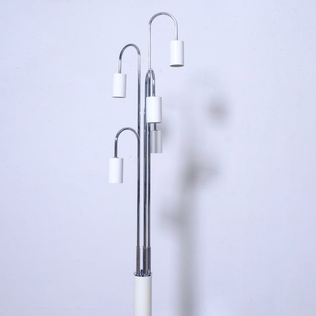 Waterfall Floor Lamp by Robert Sonnemann, 1960s For Sale - Image 9 of 18