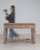 Wood 19th Century France Antique White Wood Console Table For Sale - Image 7 of 11
