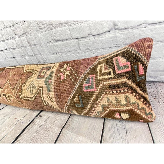 Vintage Pillow Case Turkish Rug Pillow Decorative Rug Pillow Dry cleaning only. PILLOW INSERT IS NOT INCLUDED