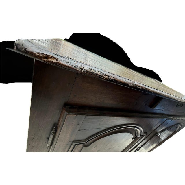 Brown Late 18th Century Louis XIV French Walnut Buffet For Sale - Image 8 of 9