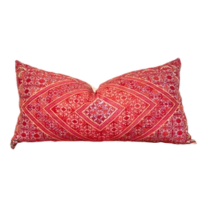 Antique Kasuti Sindh Silk Pillow