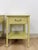 Mid 20th Century Mid 20th Century Henry Link Bali Hai Green Faux Bamboo Pair of Nightstands Hollywood Regency For Sale - Image 5 of 16