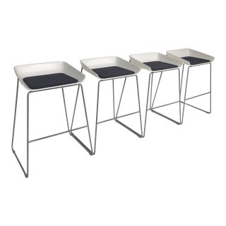 Turnstone Scoop Bar Stools for Steelcase Furniture- Set of 4 For Sale