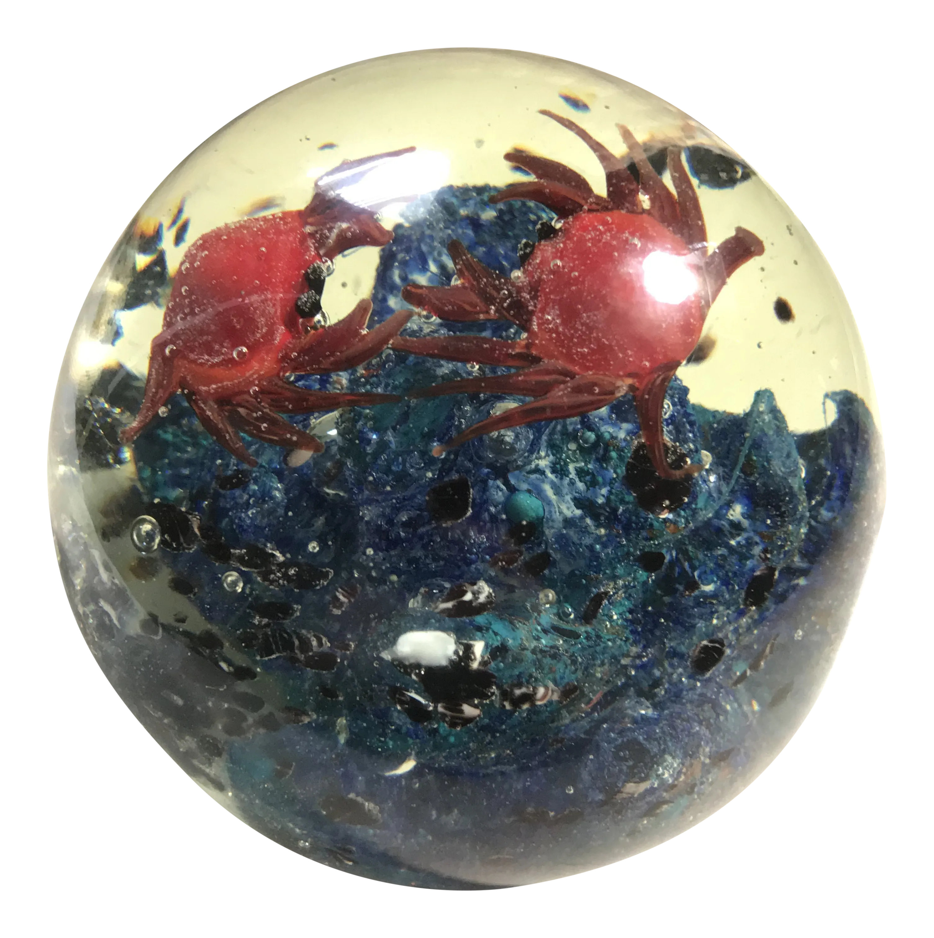 Brass Crab Ornament - Nautical Home Decor | Casana Studio