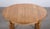 Vintage Brutalist Round Oak Dining Table with Extensions by Henning Kjærnulf, 1960s For Sale - Image 6 of 11
