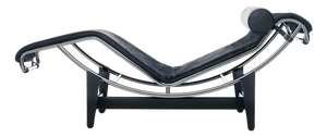 4 Durable Continuously Adjustable Chaise Lounge by Le Corbusier for Cassina