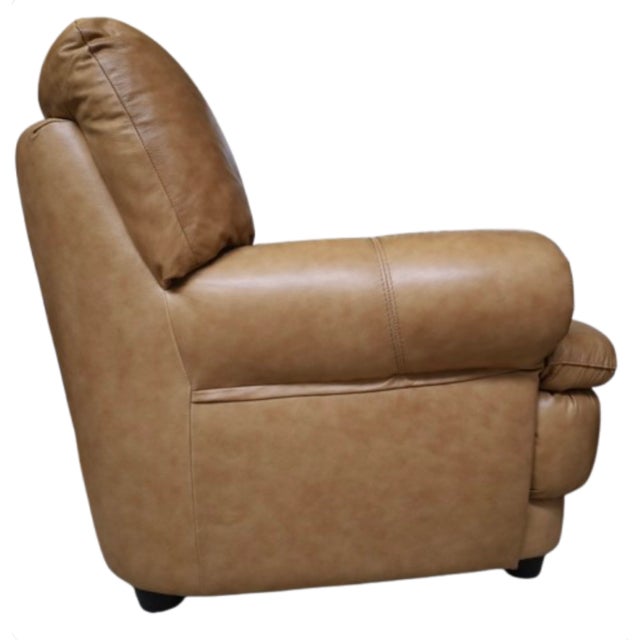 Chateau d'Ax Italian Leather 3 Seater Sofa Y2k For Sale - Image 10 of 15