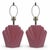 1980s Postmodern Deco Scalloped Table Lamps For Sale