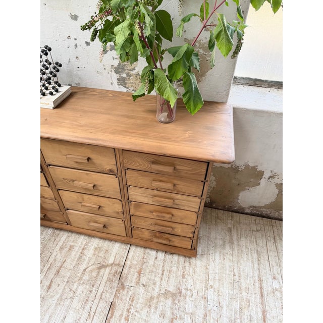 Pine Workshop Cabinet, 1950s For Sale - Image 17 of 18