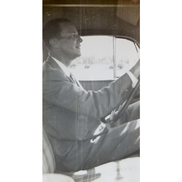 Mid-Century Modern Mid 20th Century Surreal Man Woman Driving Car Snapshot Photographs - A Pair For Sale - Image 3 of 3