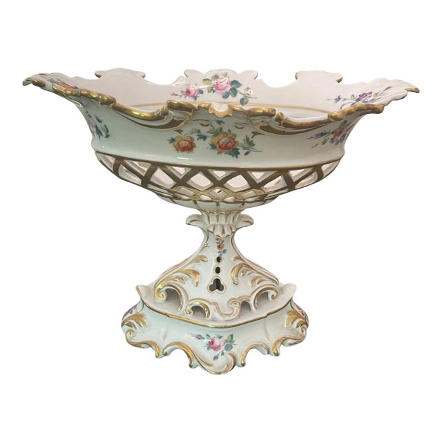 Mid 1800s Old Paris Porcelain Centerpiece For Sale