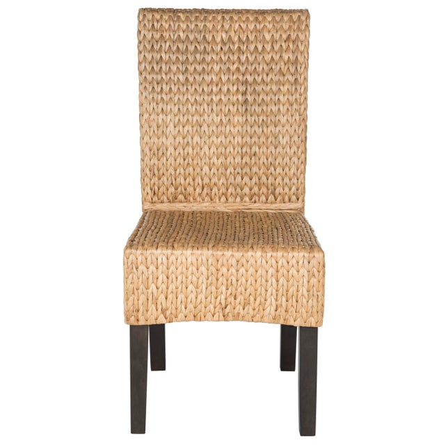 Modern Anna 18''H Wicker Dining Chair in Natural - a Pair For Sale - Image 3 of 8
