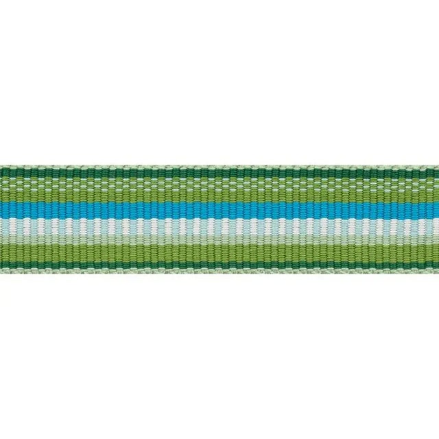 A chic espadrille stripe, this tape is a sophisticated ottoman weave that adds color and texture to any setting, inside or...