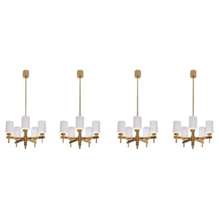 Brass Chandelier by Hans-Agne Jakobsson, 1960s For Sale