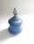 Blue Pair of Victorian Hand-Painted Blue Glass Perfume Bottles With Provenance Note Late 19th Century For Sale - Image 8 of 12