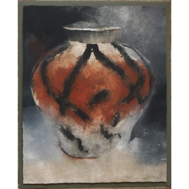 1990s Joel Stewart Eclipse Large Aquatint Print For Sale - Image 5 of 7