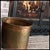 Hammered Brass & Copper Bucket Rivets & Handle For Sale - Image 4 of 9