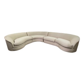 1980s Vladimir Kagan Biomorphic Sectional Sofa by Directional Furniture For Sale