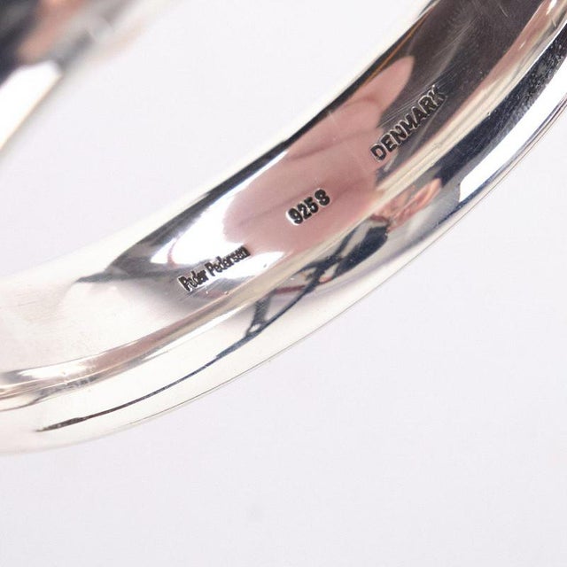 Fixed Bangle in 925 Sterling Silver from Peder Pedersen For Sale - Image 3 of 8