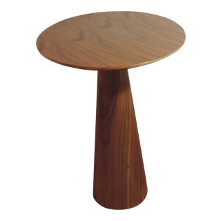 Round Wood Accent Table For Sale