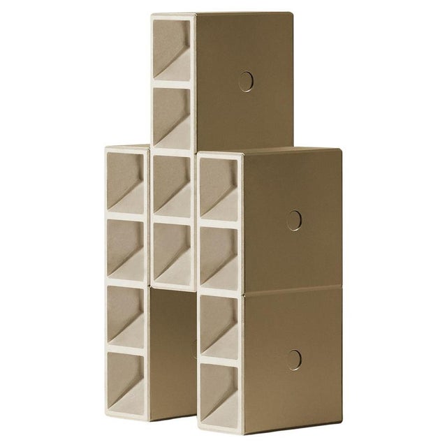 Aluminium Champagne Painted Tsai Table Lamp by Mario Tsai for Cassina For Sale - Image 18 of 18