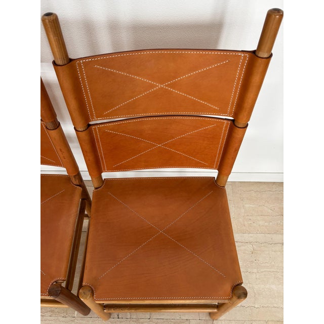 Beige Kentucky Chairs by Carlo Scarpa for Bernini, Italy, 1970s, Set of 4 For Sale - Image 8 of 18