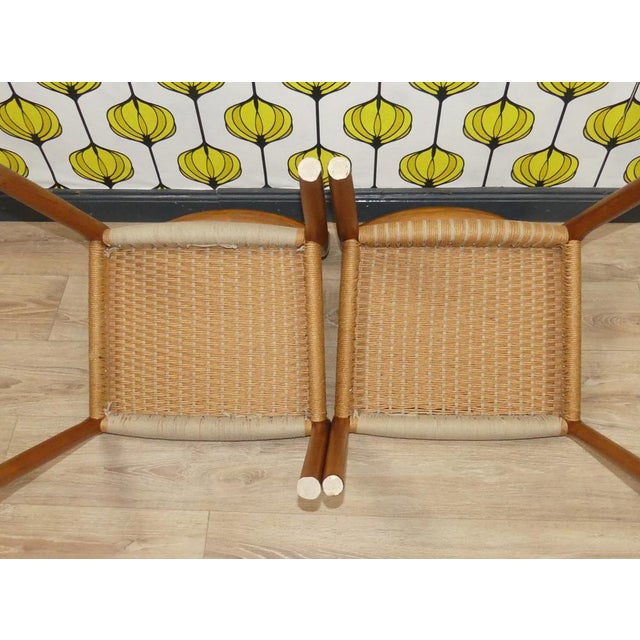 1960s Model 84 Dining Chair in Teak by Niels Otto Møller for J.L. Møllers, 1960s, Set of 4 For Sale - Image 5 of 18