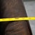 Mid Century Danish Modern Sofa Couch Brown Leather 2 Seat Settee Metal Denmark For Sale - Image 10 of 10