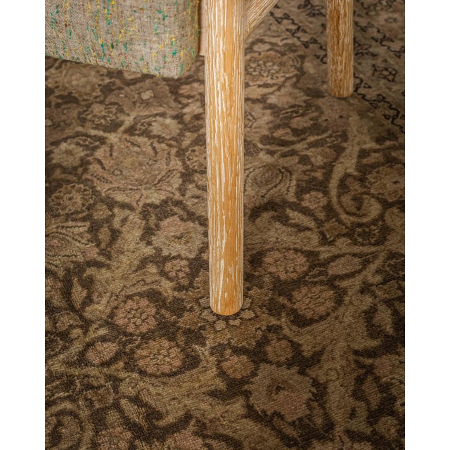 Persian Authentic 19th Century Persian Tabriz Rug For Sale - Image 3 of 10