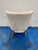 Modern Wing Chair Nubby Cream Fabric. For Sale In Atlanta - Image 6 of 7