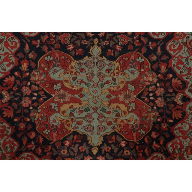 Traditional Vintage Turkish Anatolian Rug With Twin Bold Geometric Medallions - Rug & Kilim For Sale - Image 3 of 9
