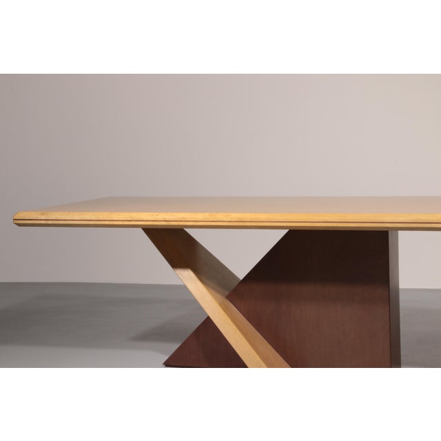 Wood Italian Wooden Dining Table from Saporiti Italia, 1960s For Sale - Image 7 of 12