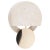 Pendulum White Clock by Turbina For Sale - Image 6 of 6
