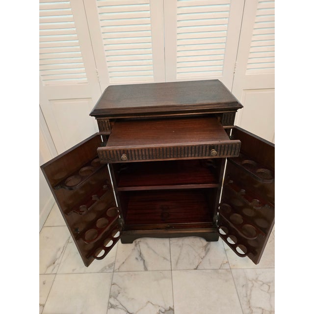 Vintage Classic Modern Mid Century Era Bar Cabinet For Sale In New York - Image 6 of 13