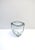 A beautiful and substantial Scandinavian Modern Swedish Modern Strombergshyttan crystal glass vase with regal Lion design,...