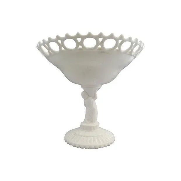 Traditional Atterbury Hercules Compote For Sale - Image 3 of 5